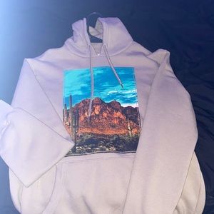 tan hoodie